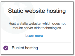 S3 Static website hosting